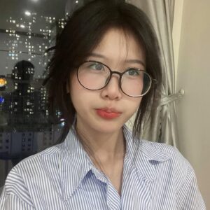 Mắt kính gọng tròn chống ánh sáng xanh thời trang retro sành điệu